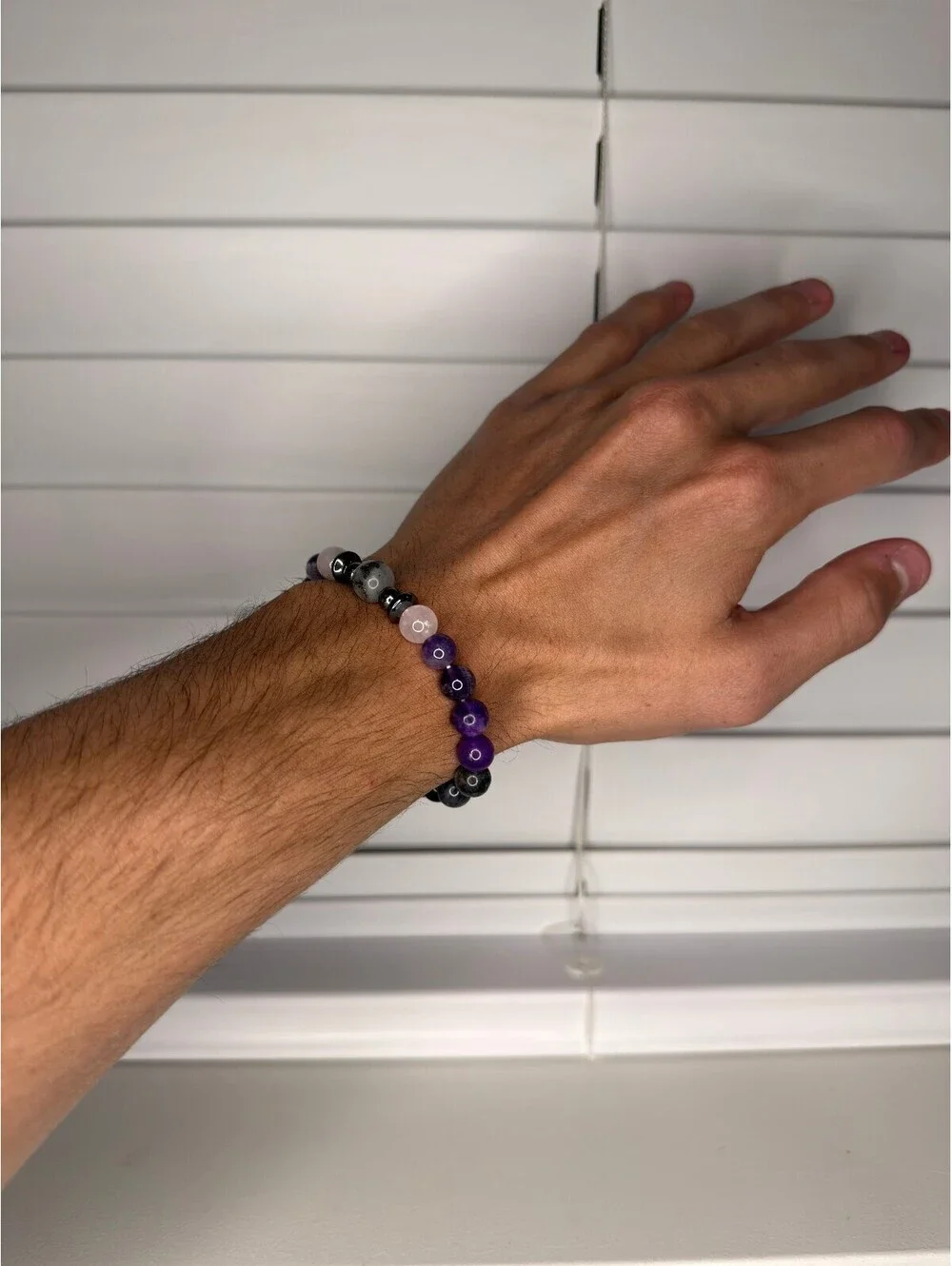 Purple Amethyst Bracelet A-34